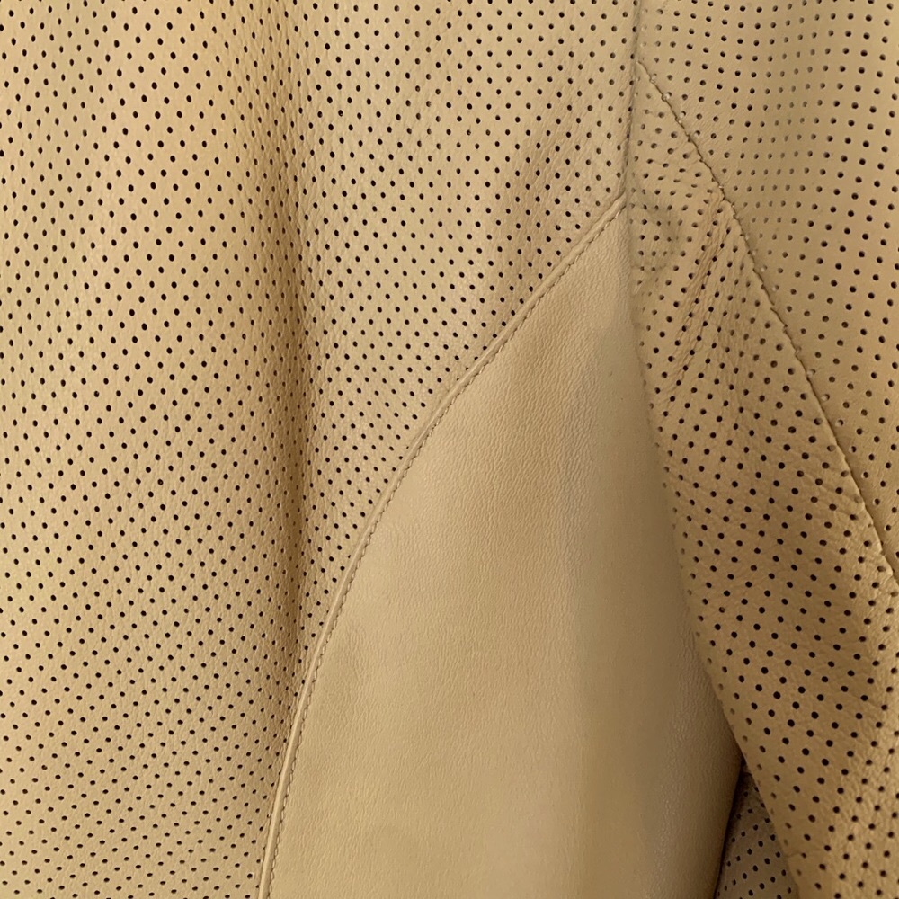 Luisa Spagnoli size 46 fine leather jacket - Picture 11 of 15